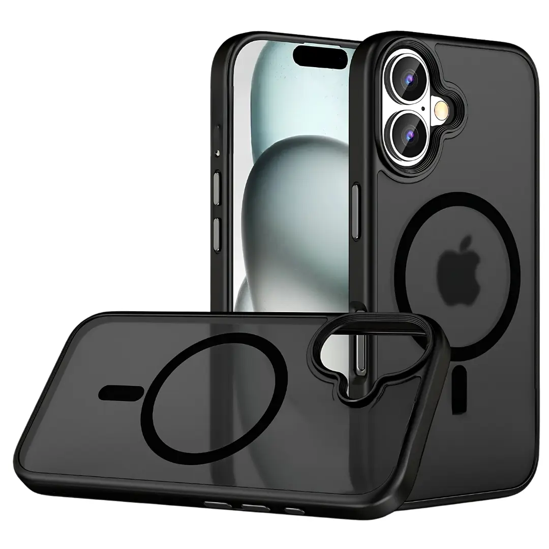 iPhone 17 Magsafe Cam Smoke Twotone Case Black
